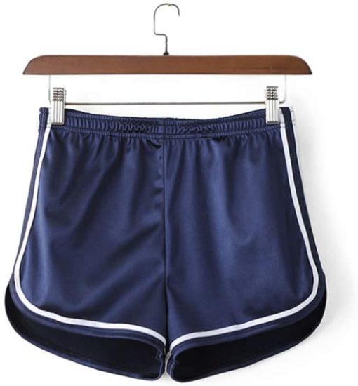 Women′s Sexy Elastic High Waist Shorts Silk Slim Sporting Sports Gym Workout Yoga Hot Pants