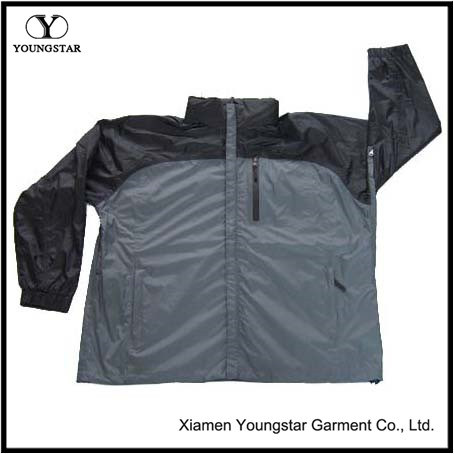 Hooded Mens Weatherproof Waterproof Rain Jacket Coats Clothing