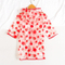 Cute Printed Baby Boys and Girls Transparent Waterproof Raincoat Poncho