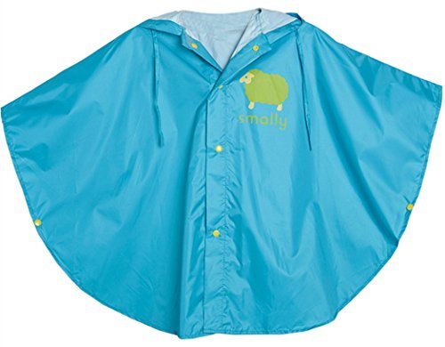 Unisex Kid′s Raincoat Girls Boys Hooded Waterproof Rain Poncho, 100-120cm Yellow