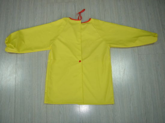 Kids PU Yellow Light Rain Jacket for Toddlers Rain Wear
