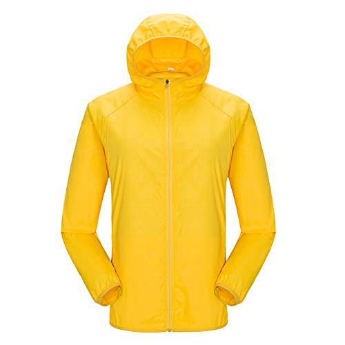 Unisex Windproof Jacket with Storage Bag, Quick Dry Raincoat, Portable Lightweight Rain Coat for Outdoor Sports Hiking Travel