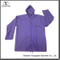 Wholesale Purple Color Women′s PVC Raincoat with Hood