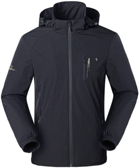Rain Jacket Hooded Raincoat for Unisex Boys′ Waterproof Jacket Outdoor Shell Rain Coat for Hiking, Travel, Skiing