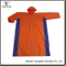 Wholesale Orange Color PVC Raincoat with Hood