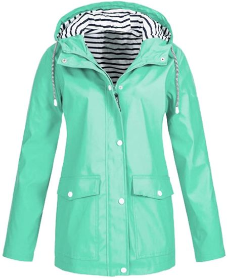 Outdoor Waterproof Hooded Windbreaker Jacket for Women